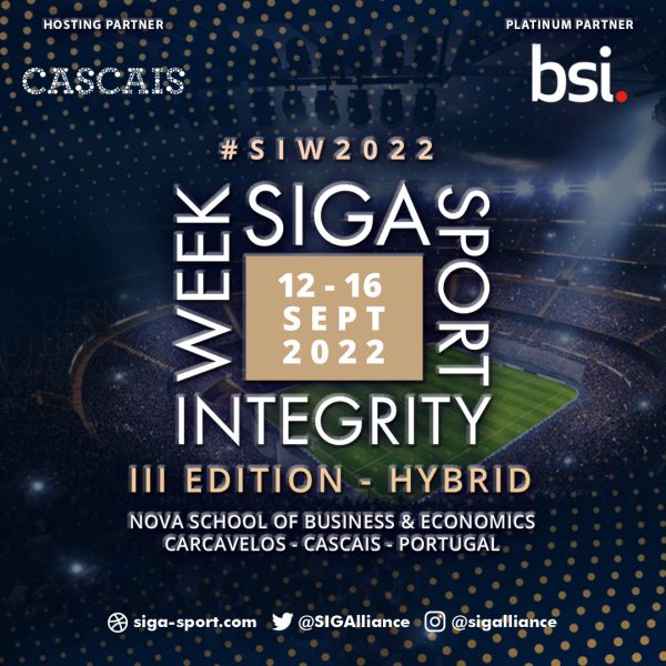 SIGA SPORT INTEGRITY WEEK 2022